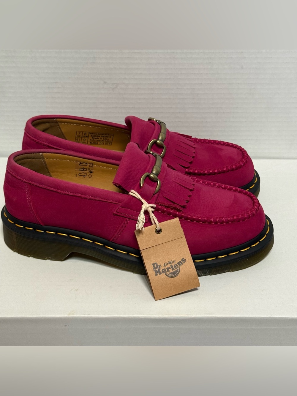 Dr Martens Pink Loafers - Picture 4 of 7